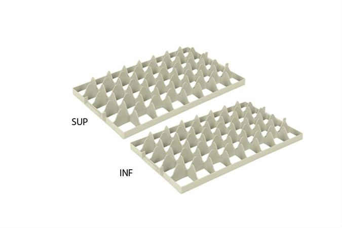Euronorm Einteiler oben - 5x8